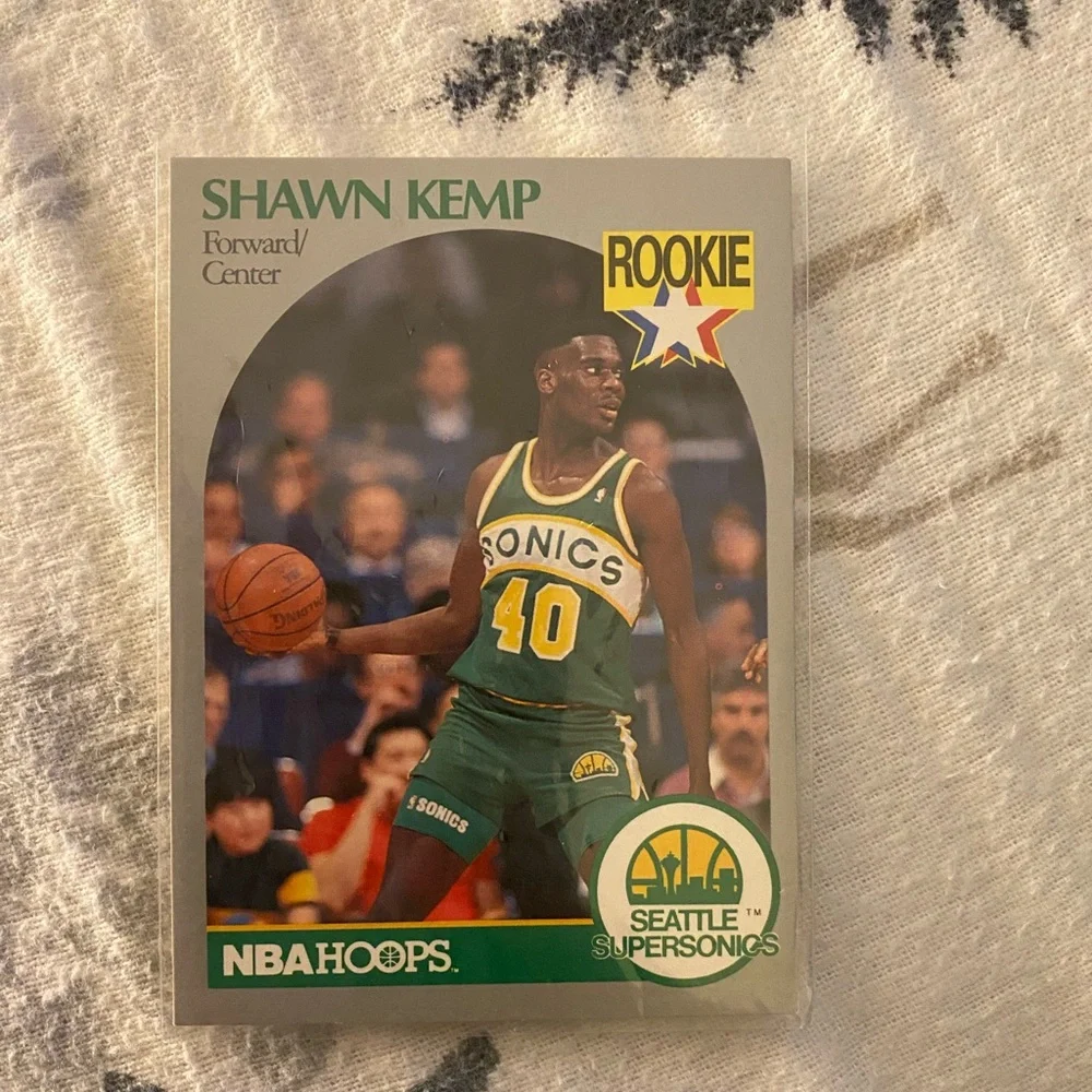Rare Shawn Kemp Rookie Basketball Card Rare Shawn Kemp Rookie Basketball Card